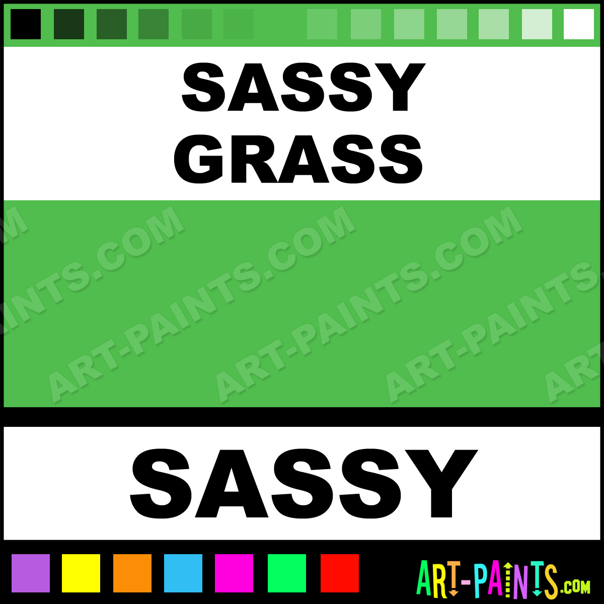 Sassy Grass Basic Tattoo Ink Paints sassy Sassy Grass Paint, Sassy